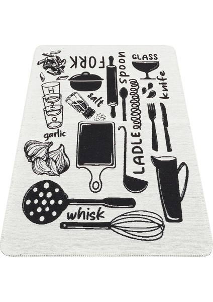 Aconcagua Beyaz Modern Etnik Desenli Pamuk Hav Vermeyen Leke Tutmayan Kolay Temizlenen Yumuşak Makine Salon Yolluk Mutfak Halı indirimleri