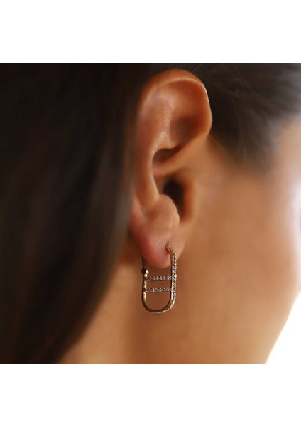 Merdiven Taşlı Ataç Küpe fiyatları