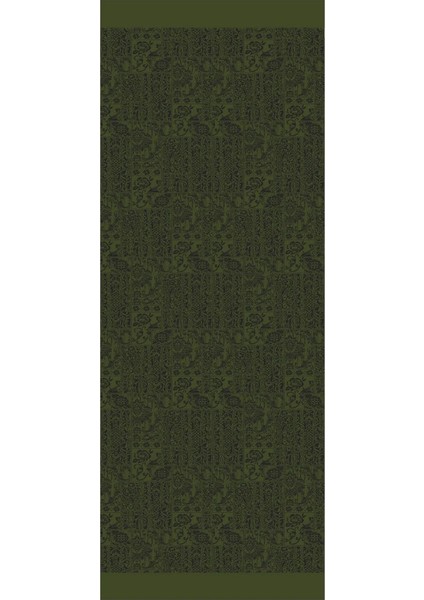 Henna Desen Çift Taraflı Şal Siyah-Haki indirimleri