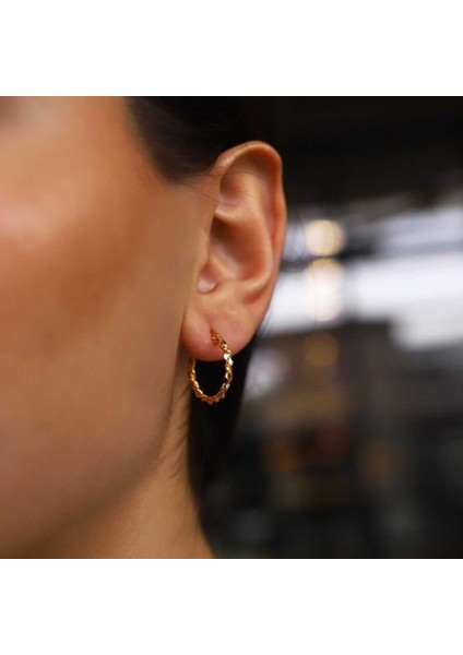 Ikili Burma Halka Küpe