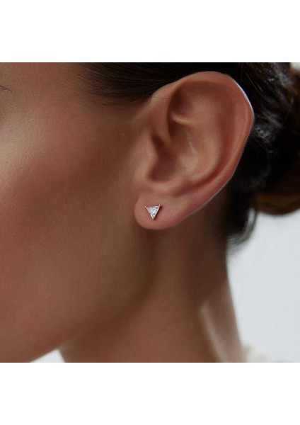 Triangle Vidalı Küpe