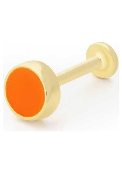 Yuvarlak Model Turuncu Mine Tragus Piercing