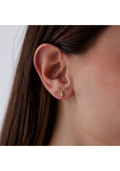 Kutup Yıldızı Küpe