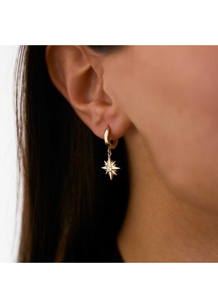 Kutup Yıldız Sallantı Küpe