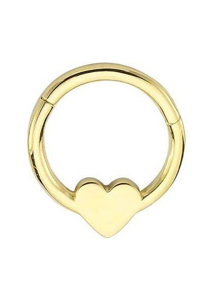 Kalp Motifli Helix Piercing