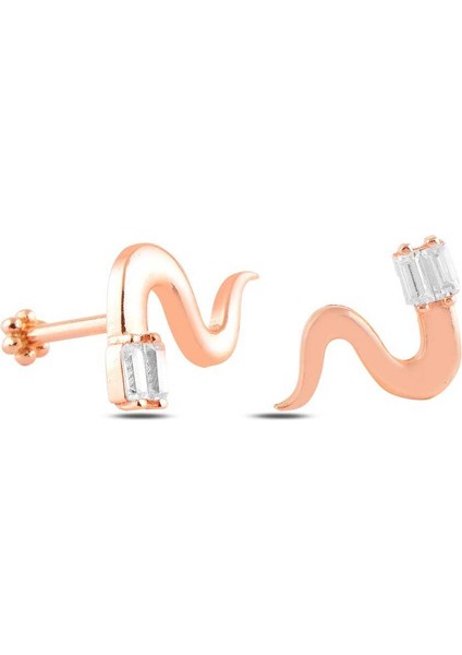 Yılan Desen Baget Taşlı Tragus Piercing fiyatları