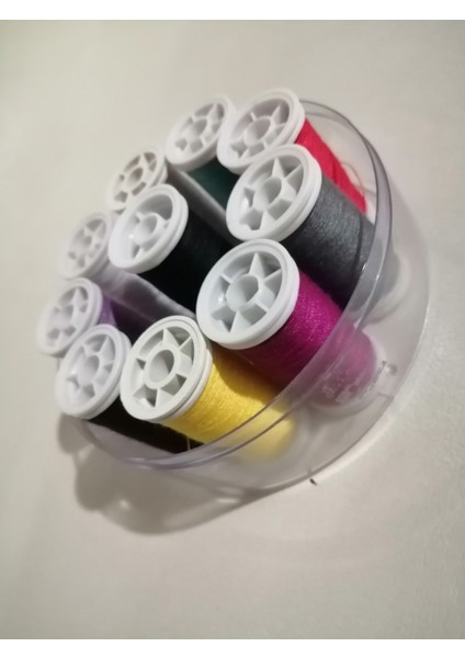 1o'lu Kutulu Renkli Dikiş Ipi Seti fırsatları