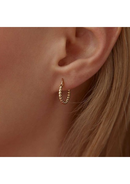 Small Ball Halka Küpe