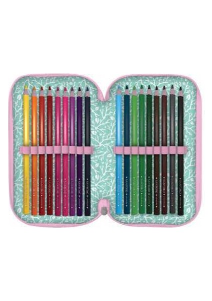 Gorjuss Wildflower Üç Katlı Dolu Kalem Kutusu 607GJ36 modelleri