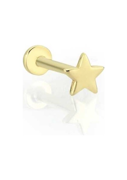 Minimal Yıldız Tragus Piercing