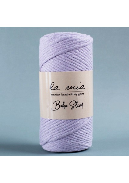 La Mia Boho Slim Lila El Örgü Ipi -L067 - 34201