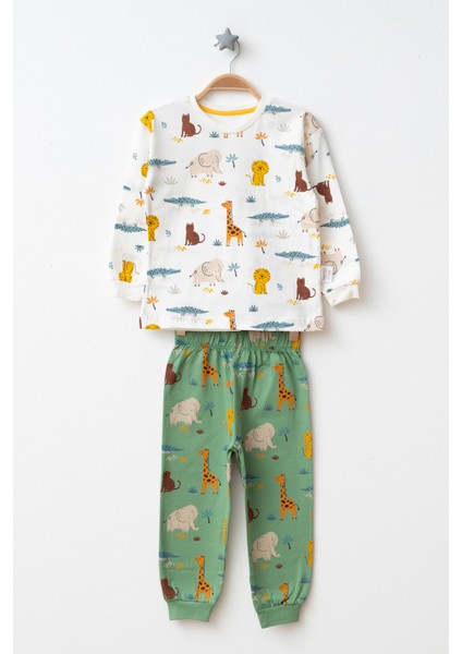 Desenli 2'li Erkek Çocuk Pijama Takımı fiyatları