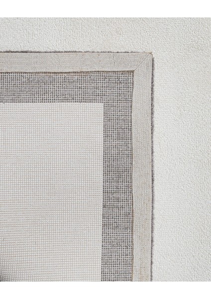 Çerçeveli Krem Viskon Dikdörtgen Modern Desenli Akrilik Hav Vermeyen Leke Tutmayan Kolay Temizlenen Yumuşak Makine Salon Yolluk Mutfak Halı indirimleri