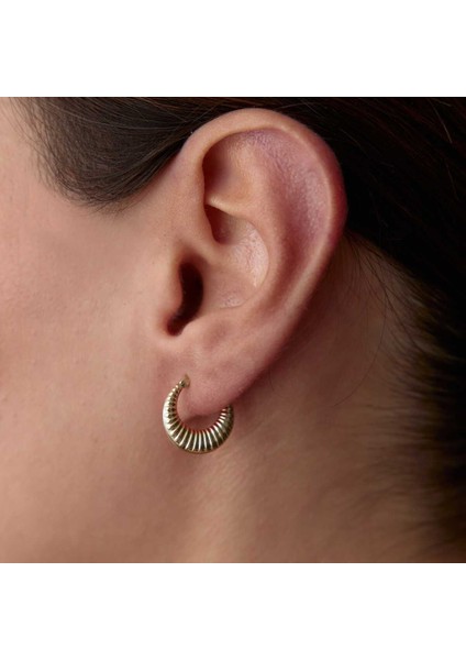 Croissant Halka Küpe