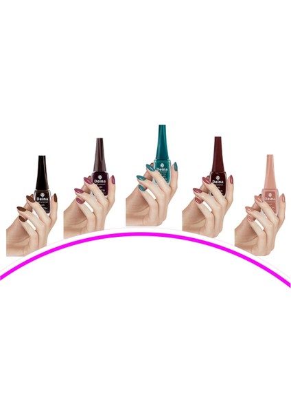 5 Adet Keratinli Besleyici Oje 14 ml SET10