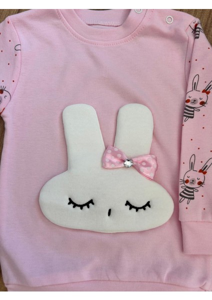 Tavşan Figürlü Kız Çocuk Alt Üst Takım modelleri