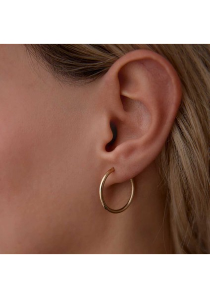 Içe Geçmeli Medium Bombe Küpe