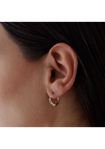 Medium Bombeli Kıvrım Halka Küpe fiyatları