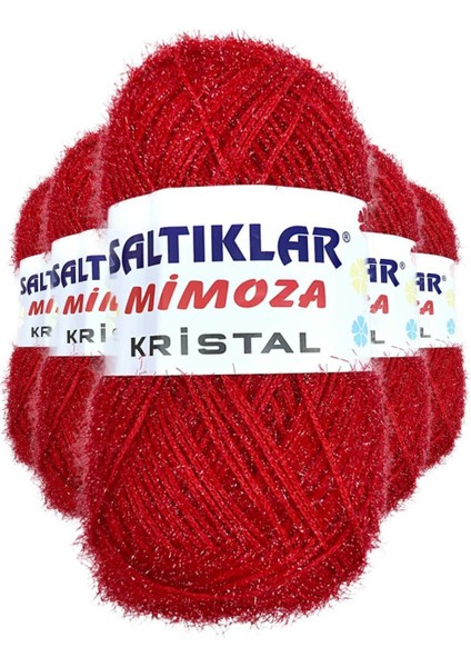 5 Adet Mimoza Kristal Işıltılı Şal Patik Yelek Ipi 25