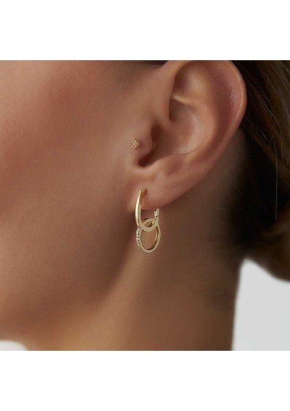 Taşlı Halka Ataç Küpe fiyatları