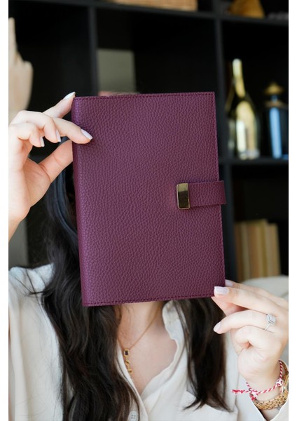 Executive Vegan Deri Defter. A5. 100 Gr. 240 Sayfa. Kenar Yaldızlı Bordo fırsatları