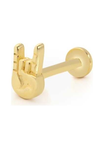 Rock And Roll Simgesi Tragus Piercing