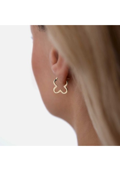 Small Yonca Halka Küpe