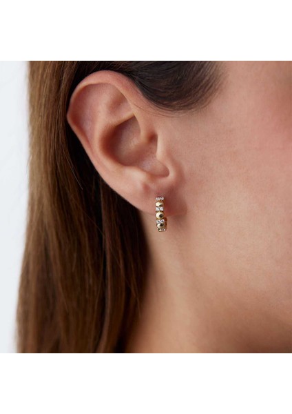 Şerit Taşlı J Küpe fiyatları