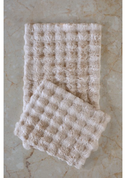 Toffy Paspas Takımı (60X100 Cm) Bej