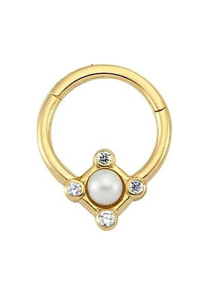 Inci ve Dört Taşlı Helix Piercing