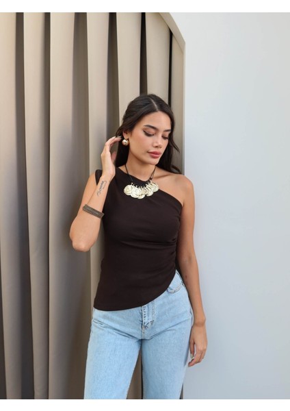 Tek Omuz Asimetrik Bluz fiyatları