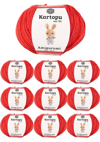 10 Adet Amigurumi El Örgü Ipi 50GR 1170