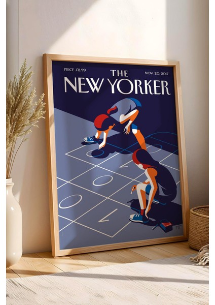 The New Yorker Çerçeveli Tablo November 20 2017 - Çocukluk Anıları Tablosu