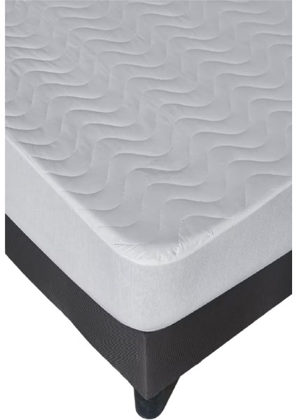 Kapitoneli Sıvı Geçirmez Fitted Alez 220X200 cm Çift Kişilik Alez