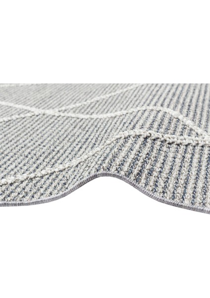 Simi Valley Gri Geometrik Etnik Modern Desenli Poliproplen Hav Vermeyen Leke Tutmayan Kolay Temizlenen Yumuşak Makine Salon Yolluk Mutfak Halı fiyatları