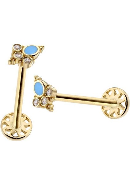 Vintage Mavi Mine Model Tragus Piercing