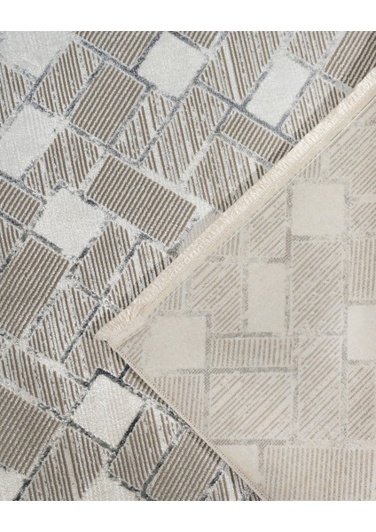 Lisa Geometrik Gri Mikrofiber Dikdörtgen Modern Desenli Akrilik Hav Vermeyen Leke Tutmayan Kolay Temizlenen Yumuşak Makine Salon Yolluk Mutfak Halı fırsatları