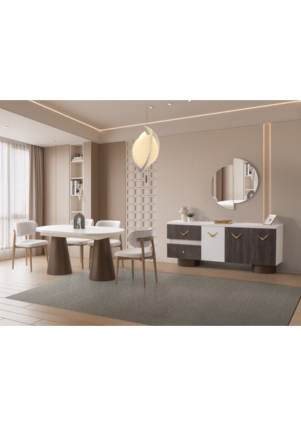 Nevada Yemek Odası Takımı %100 Mdf