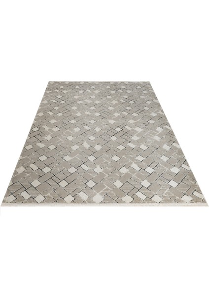 Lisa Geometrik Gri Mikrofiber Dikdörtgen Modern Desenli Akrilik Hav Vermeyen Leke Tutmayan Kolay Temizlenen Yumuşak Makine Salon Yolluk Mutfak Halı indirimleri