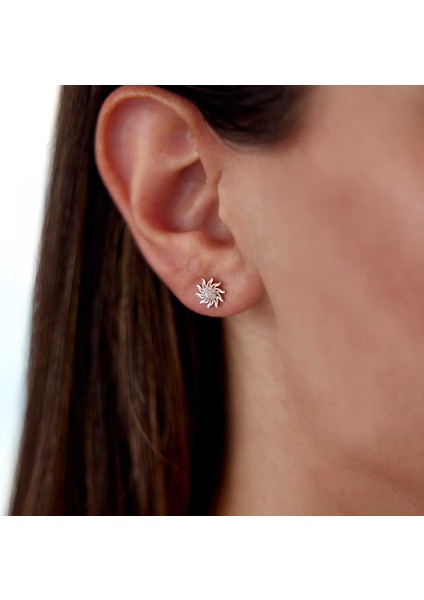 Dalgalı Güneş Küpe