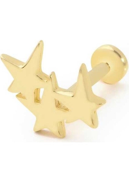 Üç Yıldız Model Tragus Piercing