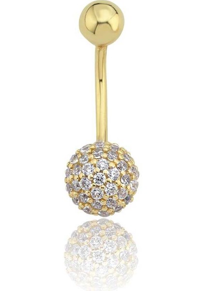Taşlı Top Göbek Piercing