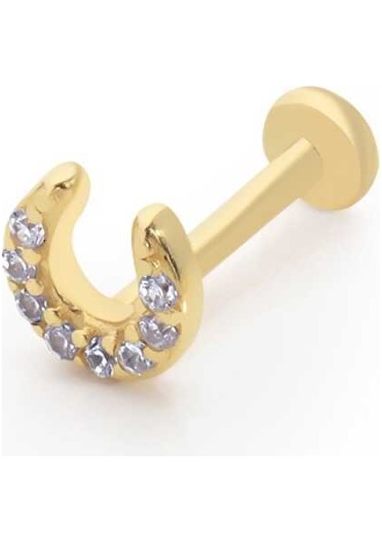 Taşlı Nal Model Tragus Piercing