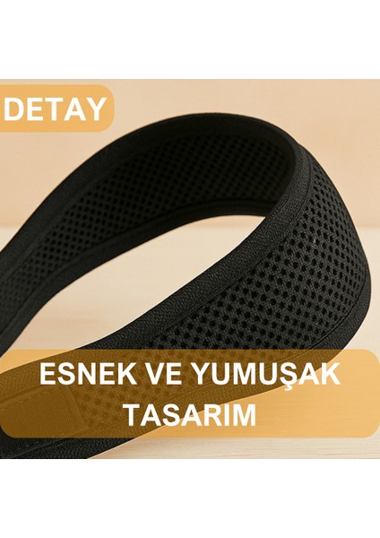 Fileli Saç Bandı 2li Set Makyaj Uygulama Cırtlı Hava Alabilir Cilt Bakım Yoga Spa Ter Sporcu Bandana fırsatları