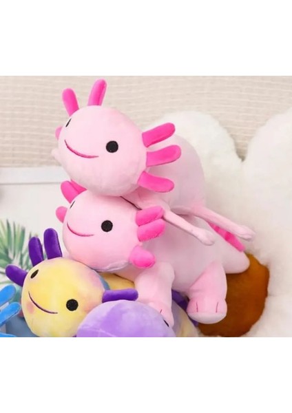 Aksolotl Semender Salamander Peluş Oyuncak Pembe 28 cm fiyatları