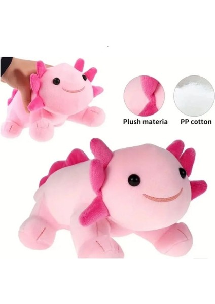 Aksolotl Semender Salamander Peluş Oyuncak Pembe 28 cm modelleri