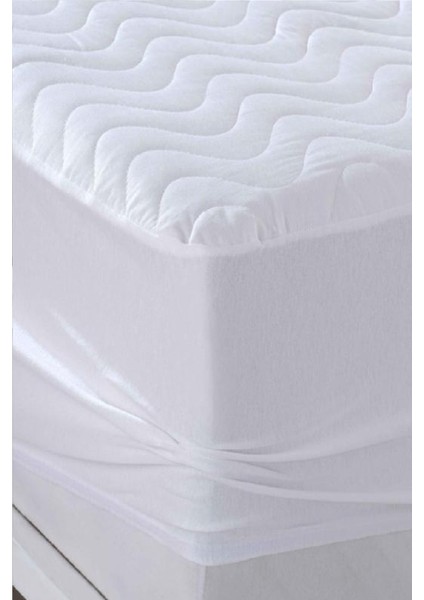 Fitted Kapitoneli Alez 220X200 cm Çift Kişilik Sıvı Geçirmez Çarşaf
