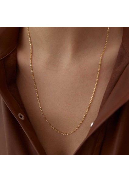 Mini Oval Italyan Ataç Zincir