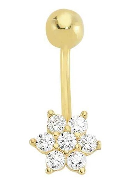 Çiçek Göbek Piercing
