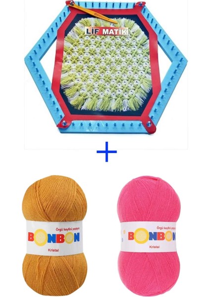 Lifmatik Lif Örme Seti Dokuma Tezgahı ve Lif Ipi S7